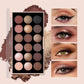 18-Color Eyeshadow Palette – Pearlescent, Matte, Fine Shimmer, Glitter, Earth Tones, Long-Lasting, High-Performance