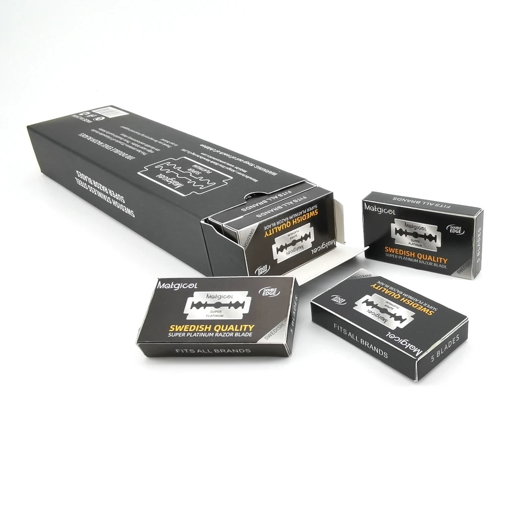 Double Edge Razor Blades – 30/50/100pcs Professional Shaving Blades for Men