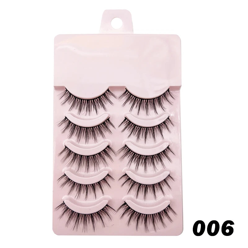 Manga Lashes – Soft Natural Wispy False Eyelashes for Daily Makeup