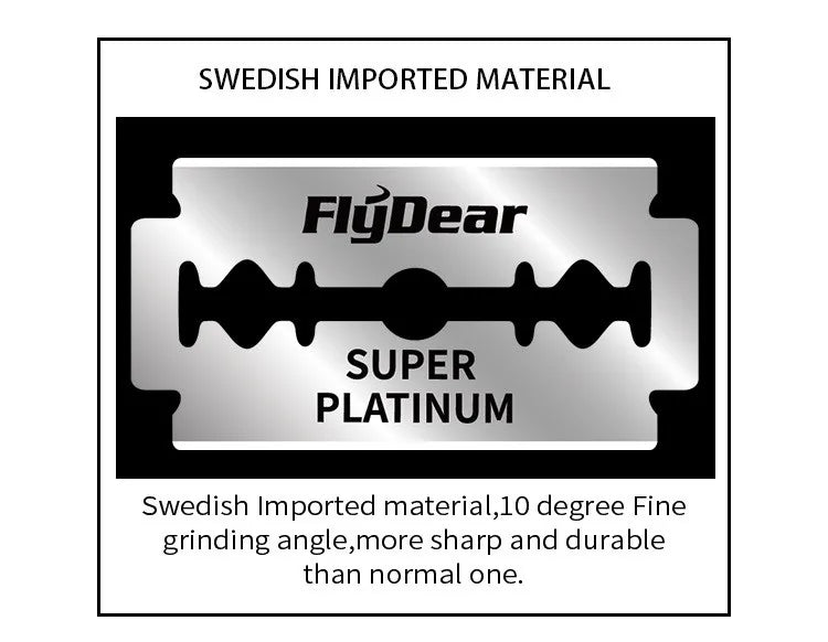 Double Edge Razor Blades – 30/50/100pcs Professional Shaving Blades for Men