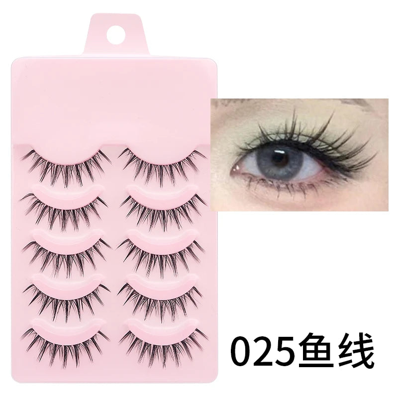 Manga Lashes – Soft Natural Wispy False Eyelashes for Daily Makeup