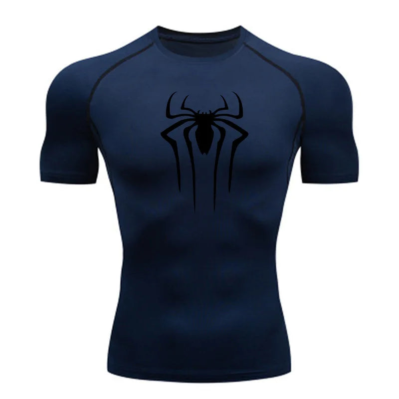 Men’s Compression Shirt – Superhero Quick-Dry Fitness Gym T-Shirt