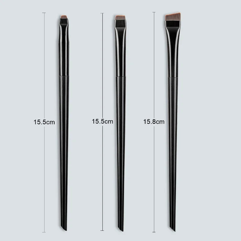 Karsyngirl 3-Piece Eyeliner & Eyebrow Brush Set – Precision Makeup Tools