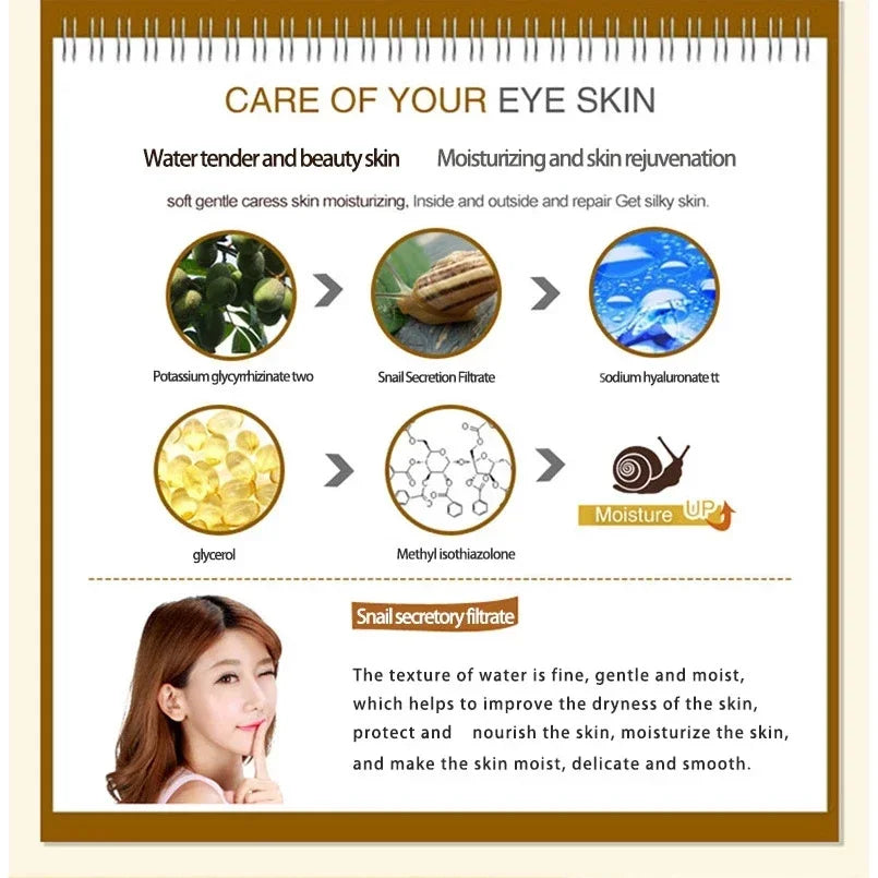 Snail Collagen Skincare Set – Anti-Aging & Brightening Face and Eye Care