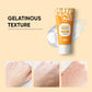 50g Orange Exfoliating gel for facial body scrub skin cleaning Gentle Orange Facial Scrub Body Cleansing Gel Dead Skin Remover