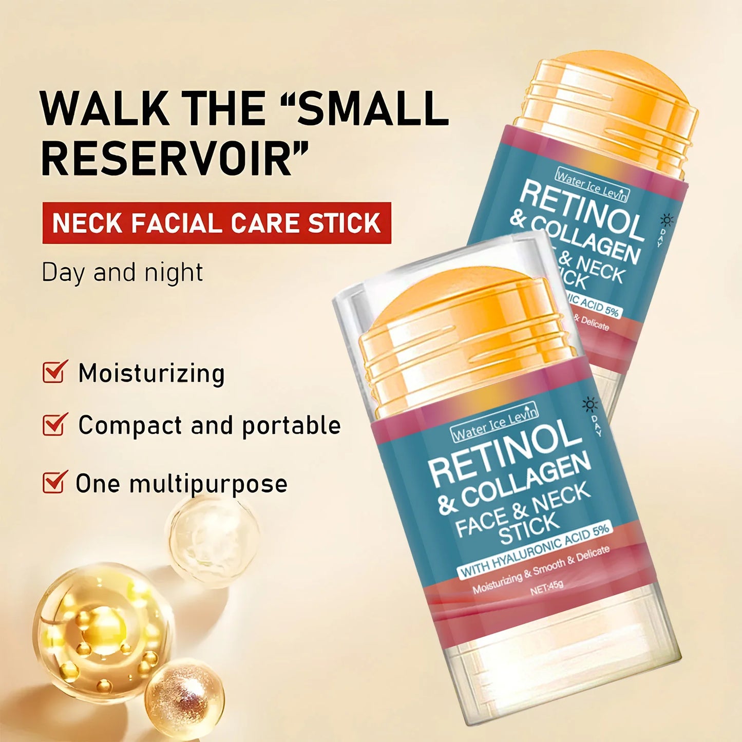 Retinol Collagen Firming Cream Stick – Wrinkle Smoothing & Brightening Care
