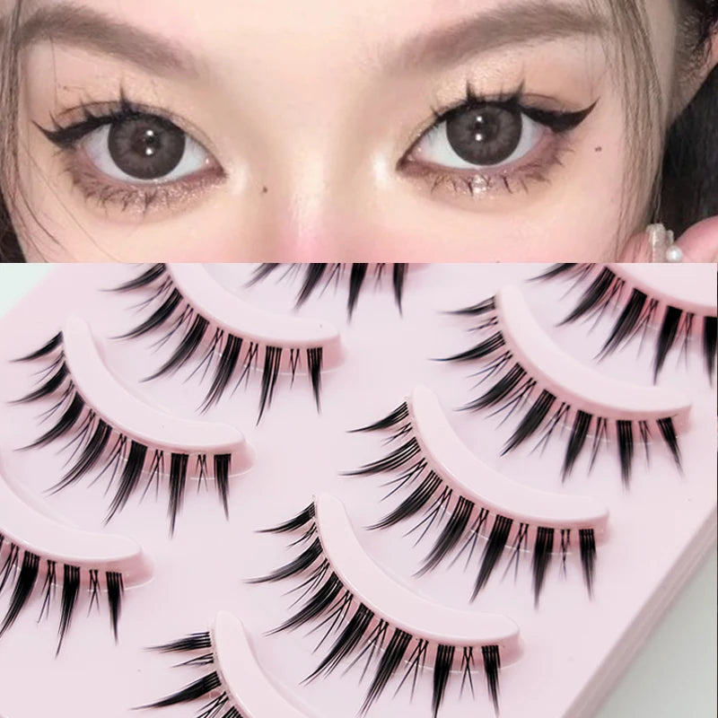 Manga Lashes – Soft Natural Wispy False Eyelashes for Daily Makeup