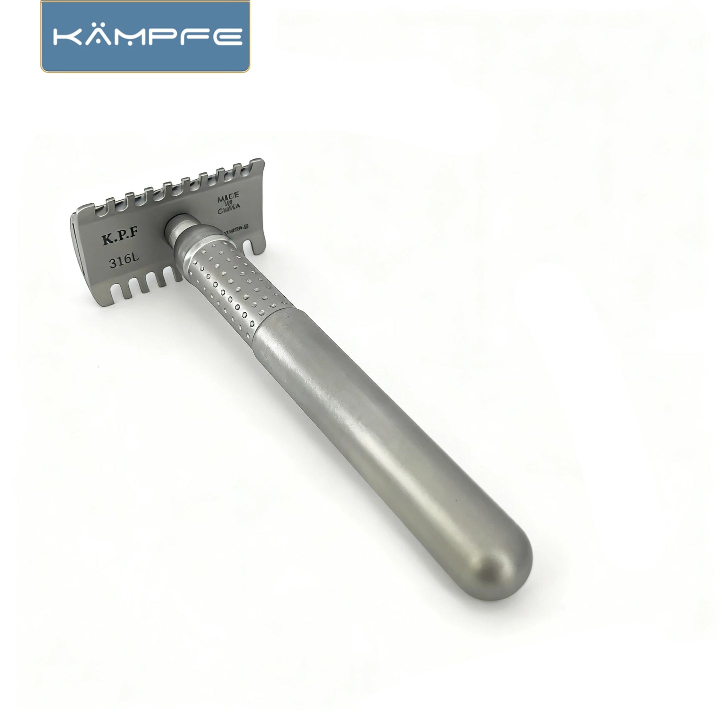 KAMPFE Double-Sided Manual Safety Razor CNC Stainless Steel Closed Or Open-Type Men's Grooming Tool