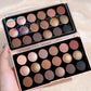 18-Color Eyeshadow Palette – Pearlescent, Matte, Fine Shimmer, Glitter, Earth Tones, Long-Lasting, High-Performance