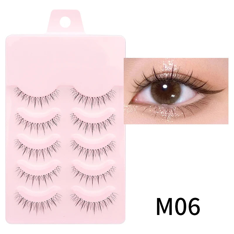 Manga Lashes – Soft Natural Wispy False Eyelashes for Daily Makeup