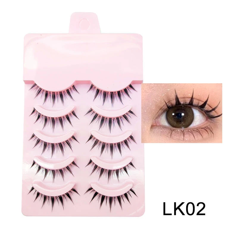 Manga Lashes – Soft Natural Wispy False Eyelashes for Daily Makeup